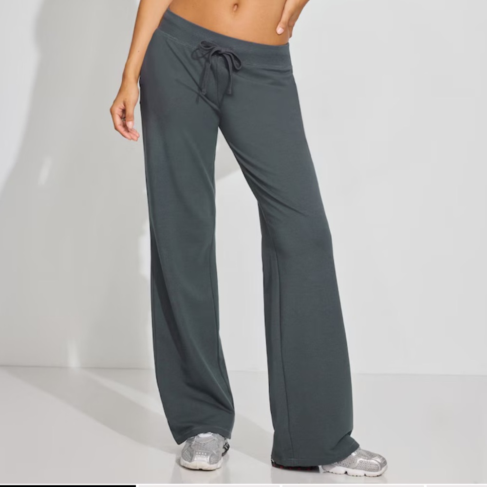 Garage Women's Dark Gray Wide Leg Lounge Pants